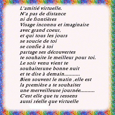 L'amitié virtuelle